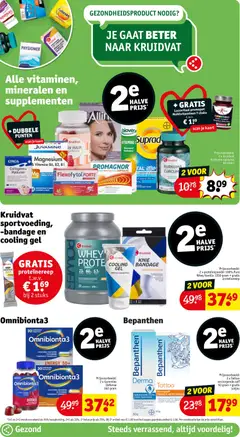 Kruidvat folder week 44 - Voorbeeld van een folder van Kruidvat, geldig van 28.10.2025 | Pagina: 22 | Producten: Supplementen, Gel, Zalf, Crème