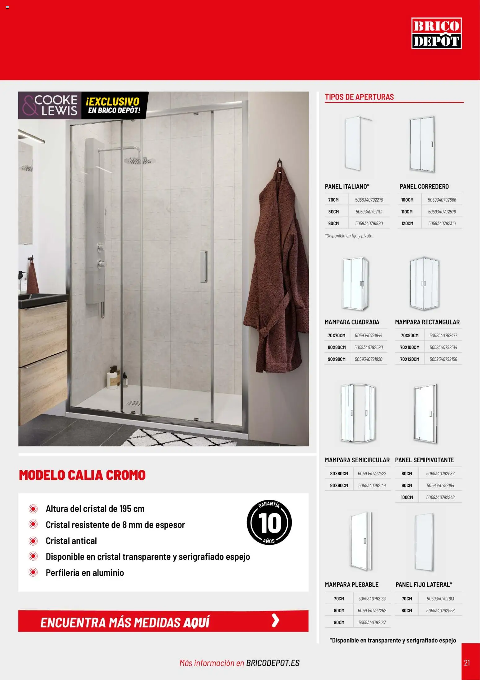 Brico Depôt Baños │ válido desde el 02.03.2026 | Página: 21 | Productos: Espejo