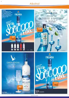 Nové KON - RAD akcie – leták je platný od 01.09.2025 | Strana: 6 | Produkty: Gin, Vodka, Alkohol, Finlandia