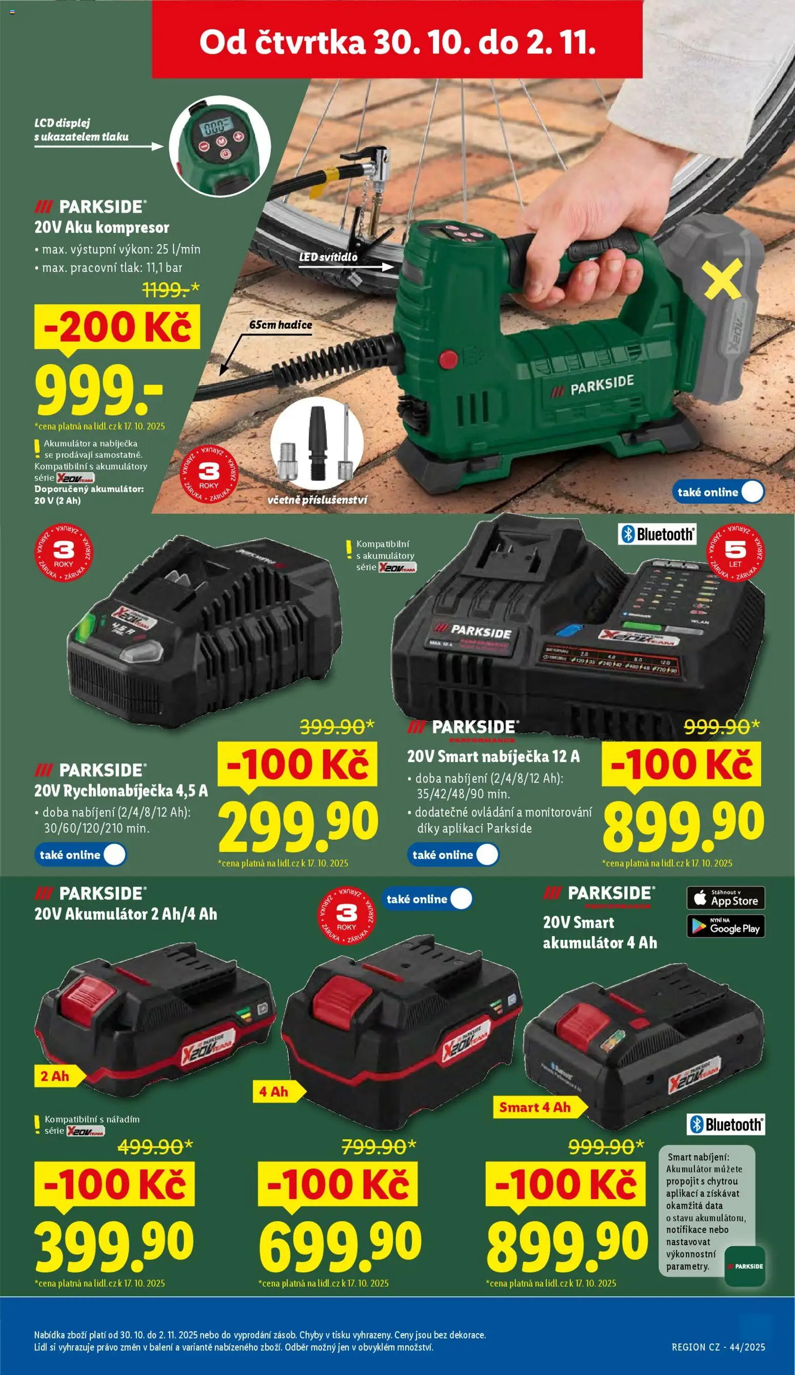 Lidl leták - Spotřební zboží od 27.10.2025 | Strana: 27 | Produkty: Aku kompresor, Hadice, Kompresor, LED