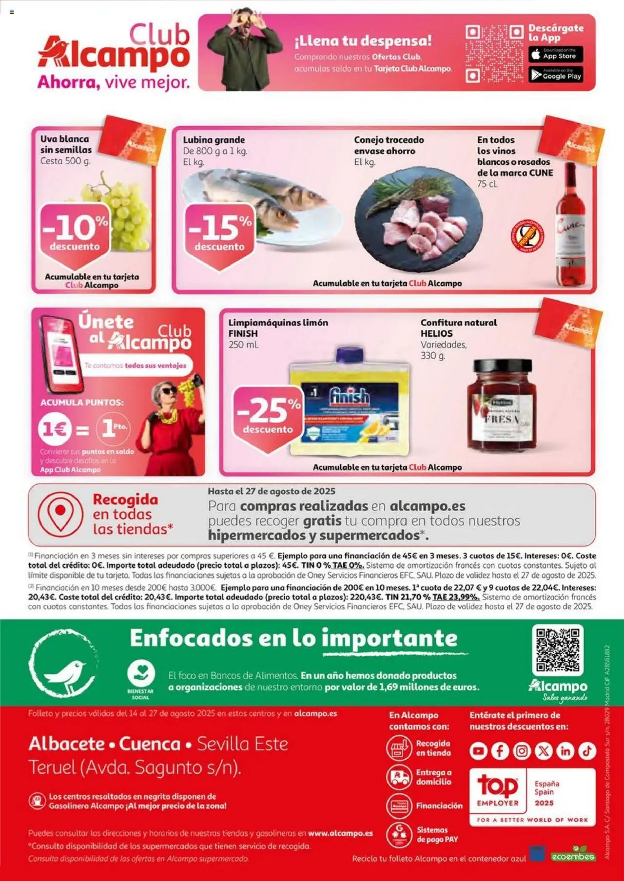 Alcampo - HP Nacional  │ válido desde el 14.08.2025 | Página: 32 | Productos: Té, Cesta