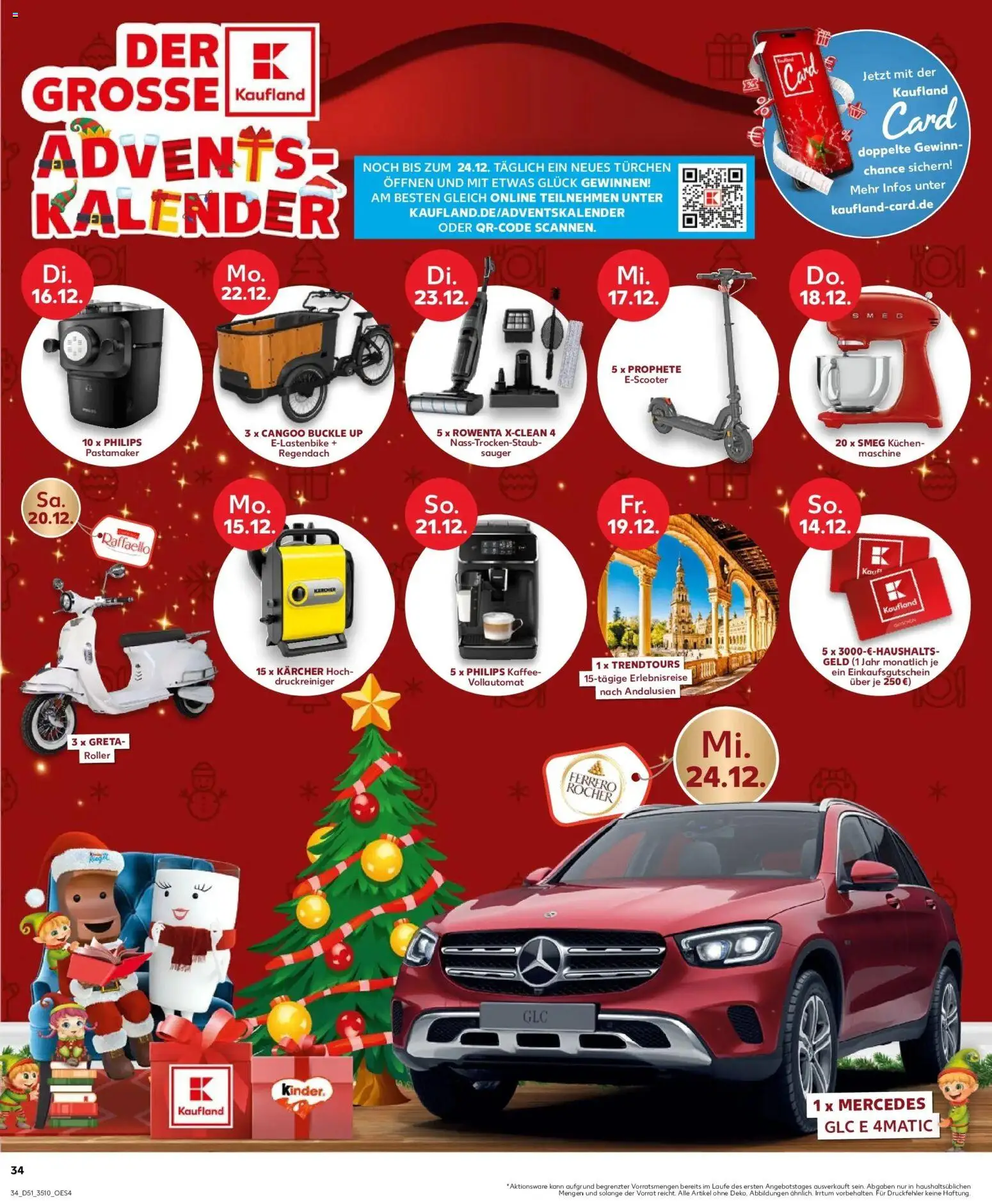 Kaufland prospekt Altenburg	 – gültig ab 22.12.2025 | Seite: 34 | Produkte: Philips, Kaffee, E-Scooter, Kuchen