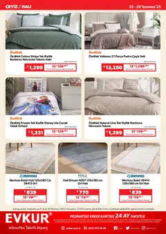 Evkur Katalog - 25.07.2025 tarihinden itibaren geçerlidir | Sayfa: 9 | Ürünler: Yatak, Nevresim, Pudra, Yatak örtüsü