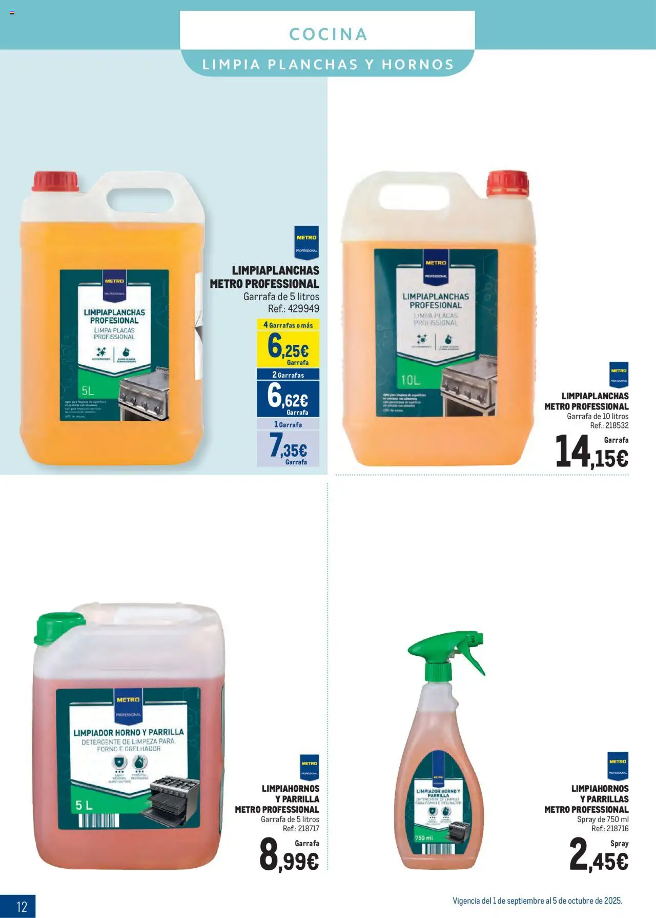 Makro - Especial Limpieza Cataluña │ válido desde el 01.09.2025 | Página: 12 | Productos: Detergente, Horno, Cocina, Parrilla