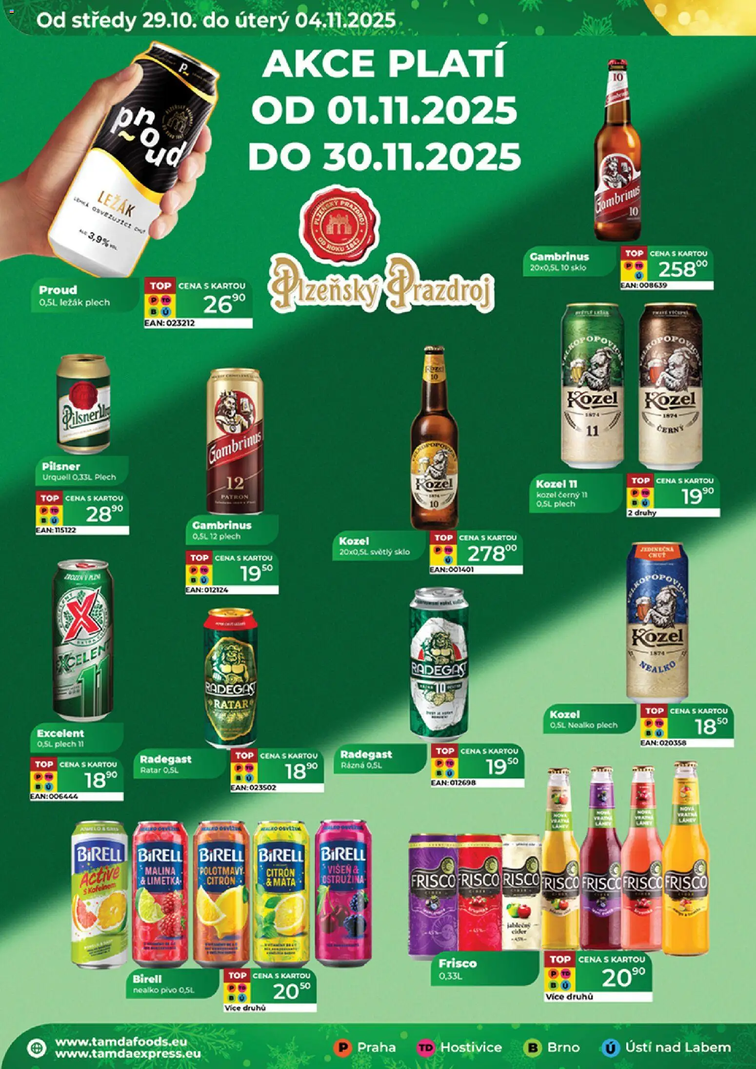 Tamda Foods leták od 29.10.2025 | Strana: 36 | Produkty: Pivo, Frisco, Plech, Citron