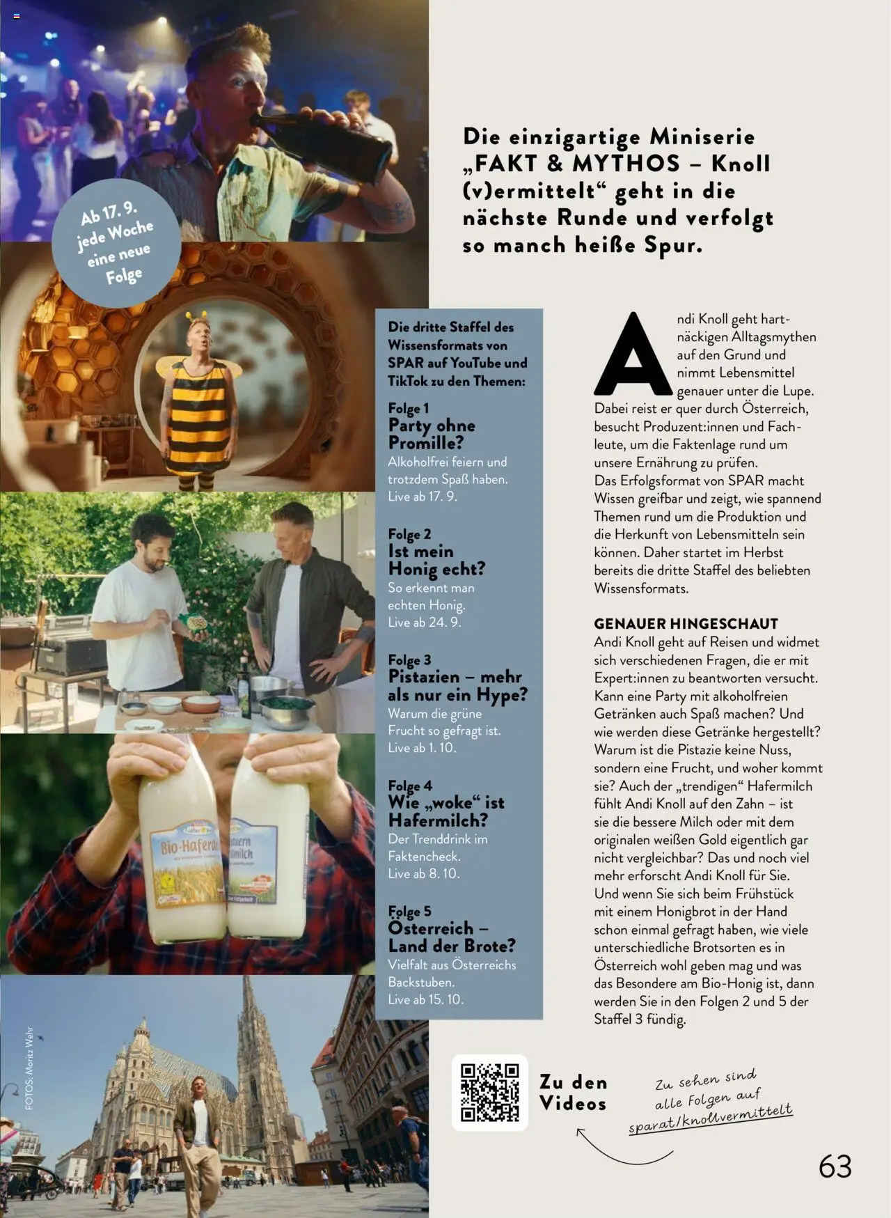 Spar Mahlzeit! Magazin gültig ab 01.09.2025 | Seite: 63 | Produkte: Rizsliszt, Libacomb, Milch
