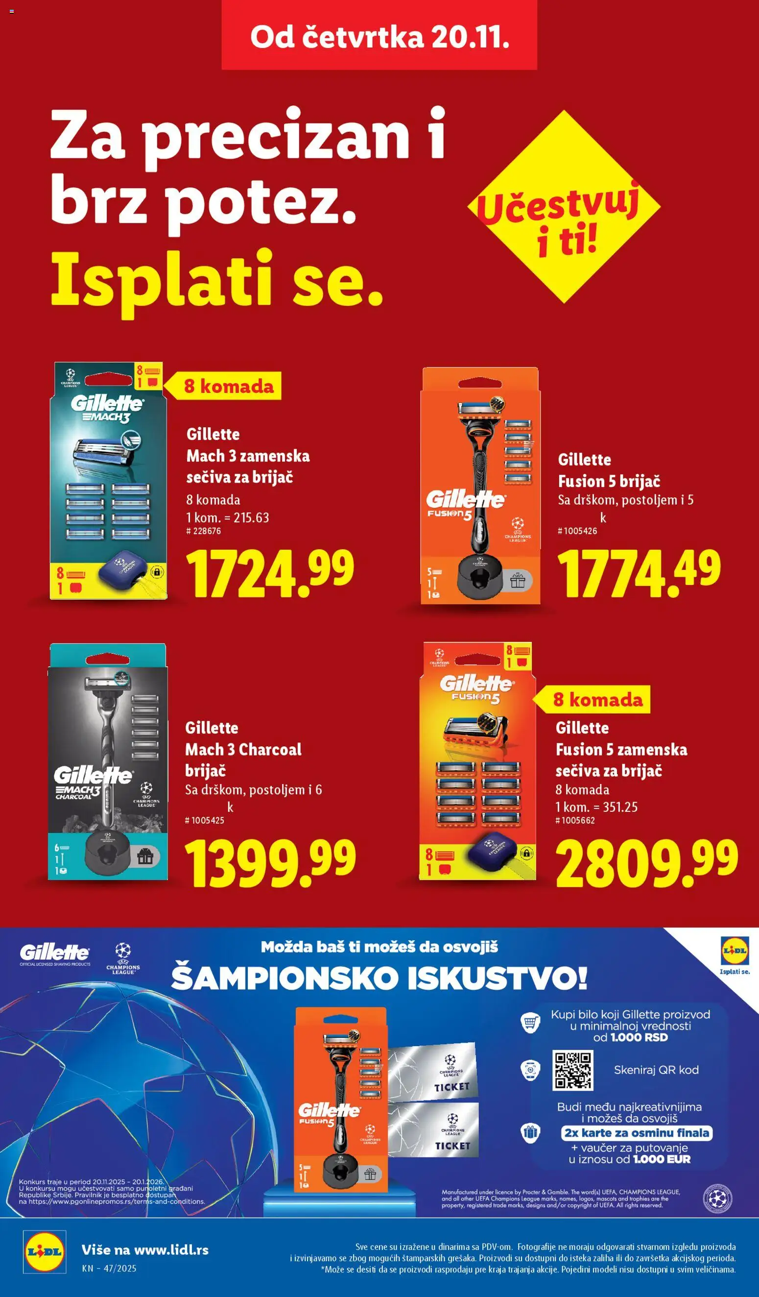 Lidl katalog - važi od 20.11.2025 | Strana: 30 | Proizvode: Gillette, Brijač