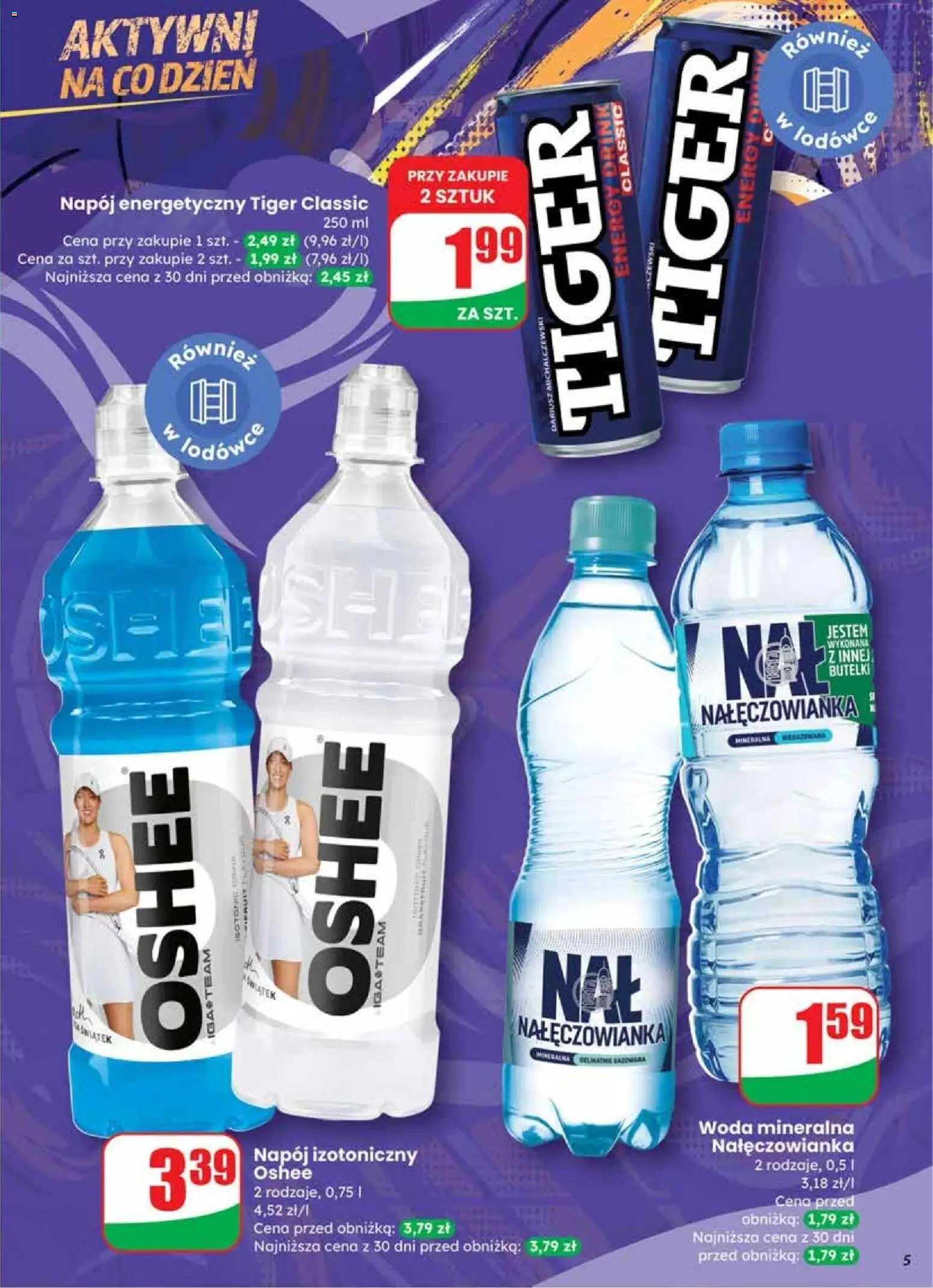 Dino Gazetka od 14.01.2026 | Strona: 5 | Produkty: Woda mineralna Nałęczowianka, Woda