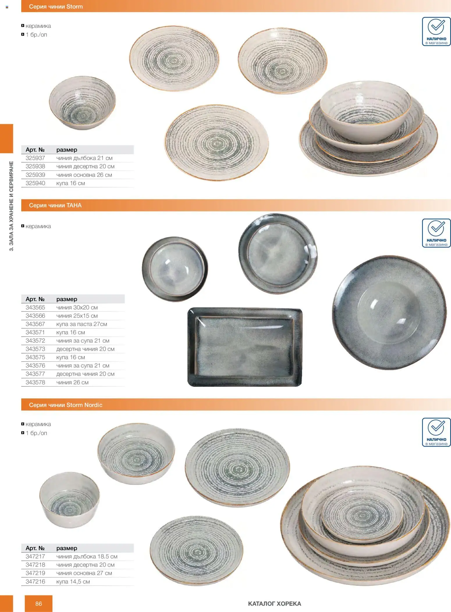 {H1} | Страница: 86 | Продукти: Чиния, Паста, Десертна чиния, Купа
