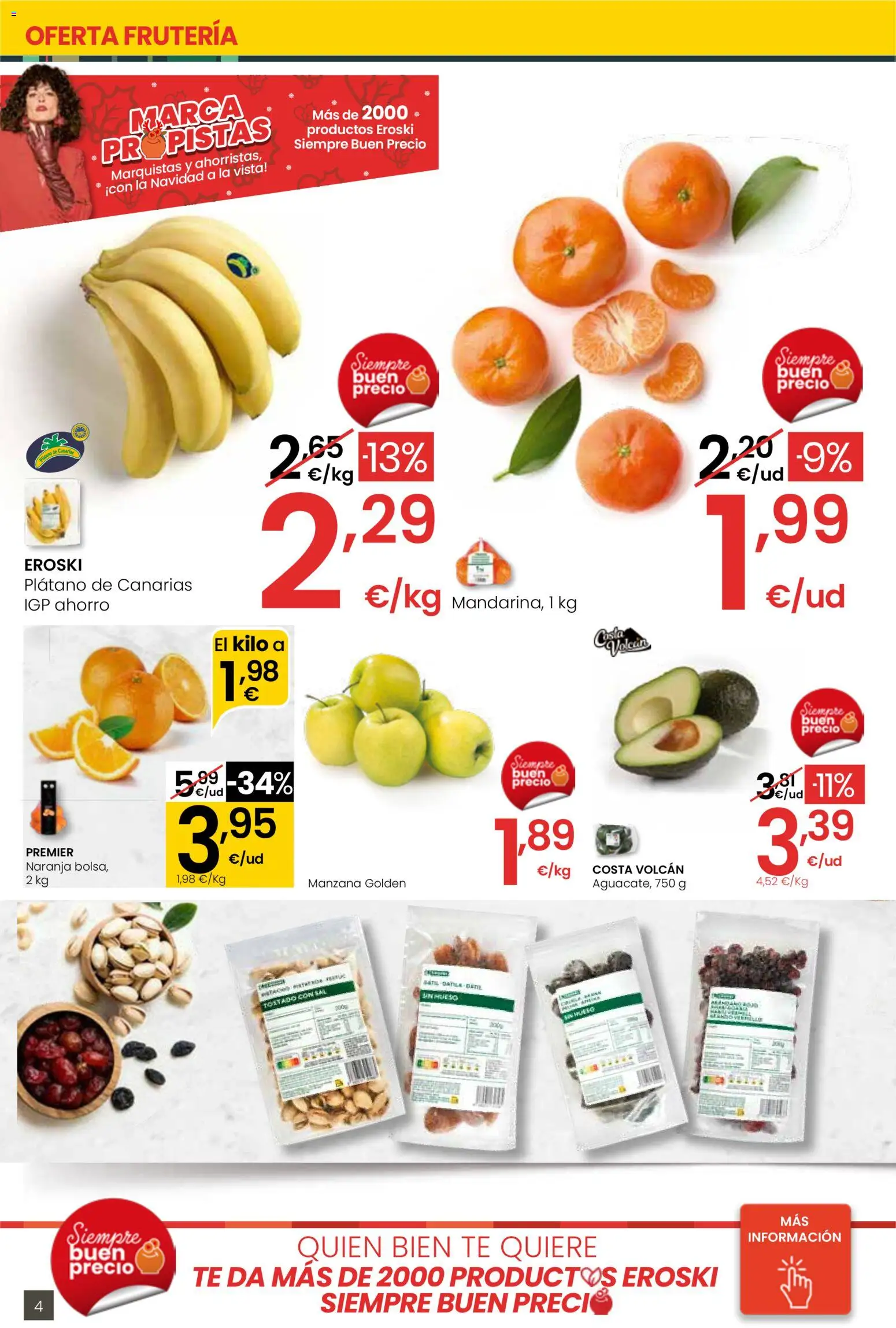 Eroski folleto │ válido desde el 13.11.2025 | Página: 4 | Productos: Manzana, Té