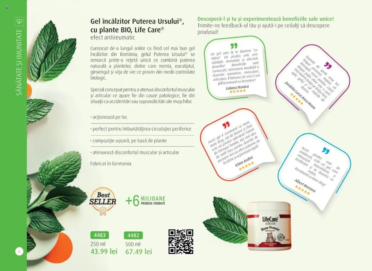 Life Care catalog - Aprilie/Octombrie – valabil de la 01.04.2025 | Pagină: 8