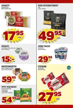 Din Mat reklamblad aktuell från 15.09.2025 | Sida: 5 | Produkter: Vegoburgare, Galler, Creme fraiche, Vitlök