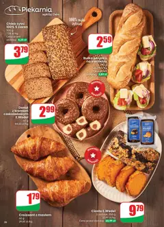 Pogląd oferty "Ciasto E.Wedel, Ciasto E.Wedel, 2 rodzaje" - ważna od 08.10.2025 | Strona: 36 | Produkty: Ciasto, Chleb żytni, Bułka, Donut