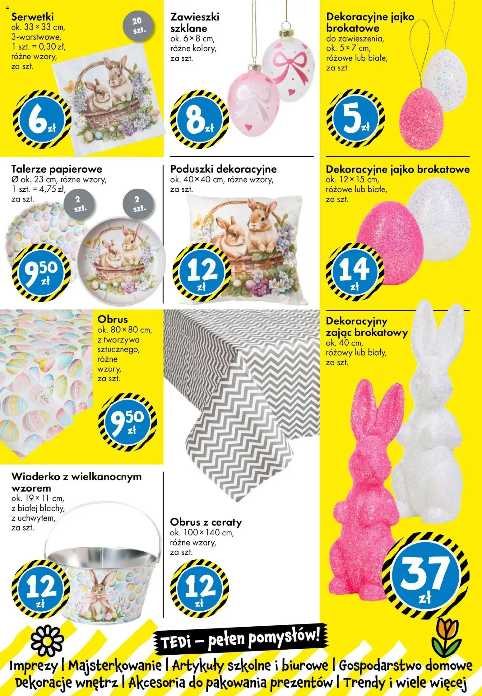 TEDi gazetka od 06.03.2026 | Strona: 8 | Produkty: Talerze, Artykuły szkolne