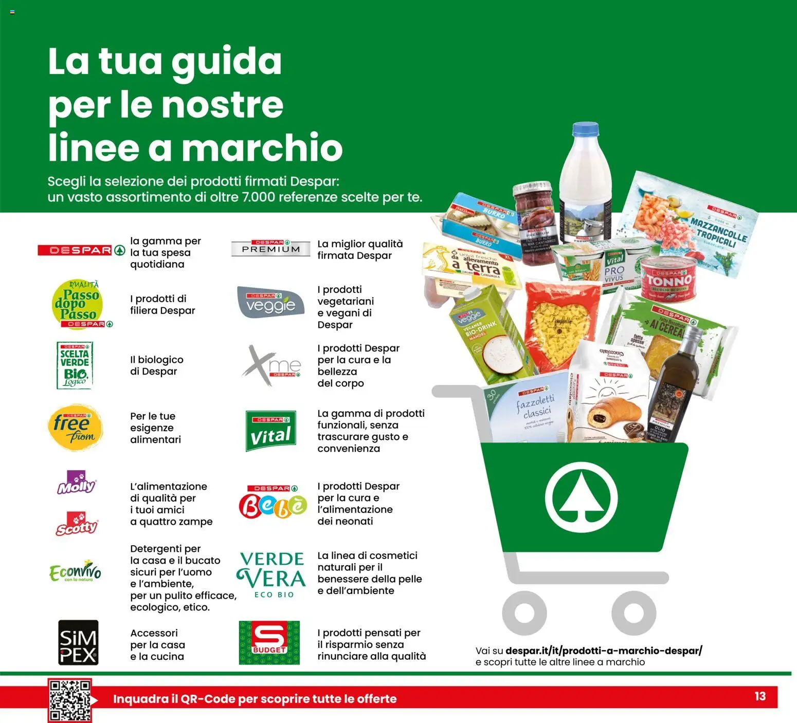 Volantino Despar del 26.03.2026 | Pagina: 13 | Prodotti: Olio, Burro, Tonno, Fette biscottate