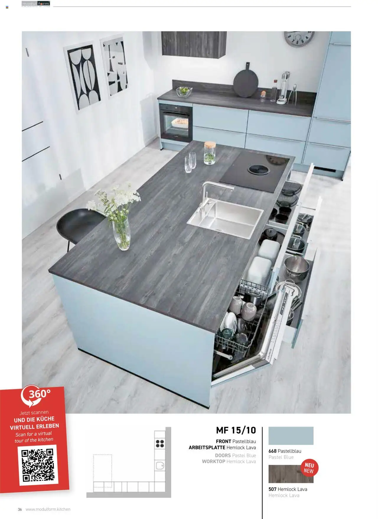 Ostermann Modulform Küchenprospekt  – gültig ab 26.05.2025 | Seite: 36 | Produkte: Küche