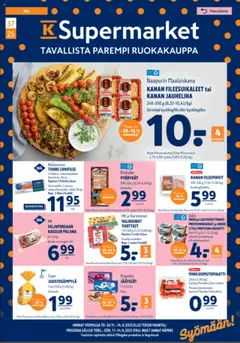 K-Supermarket-mainoslehti voimassa 11.09.2025 alkaen