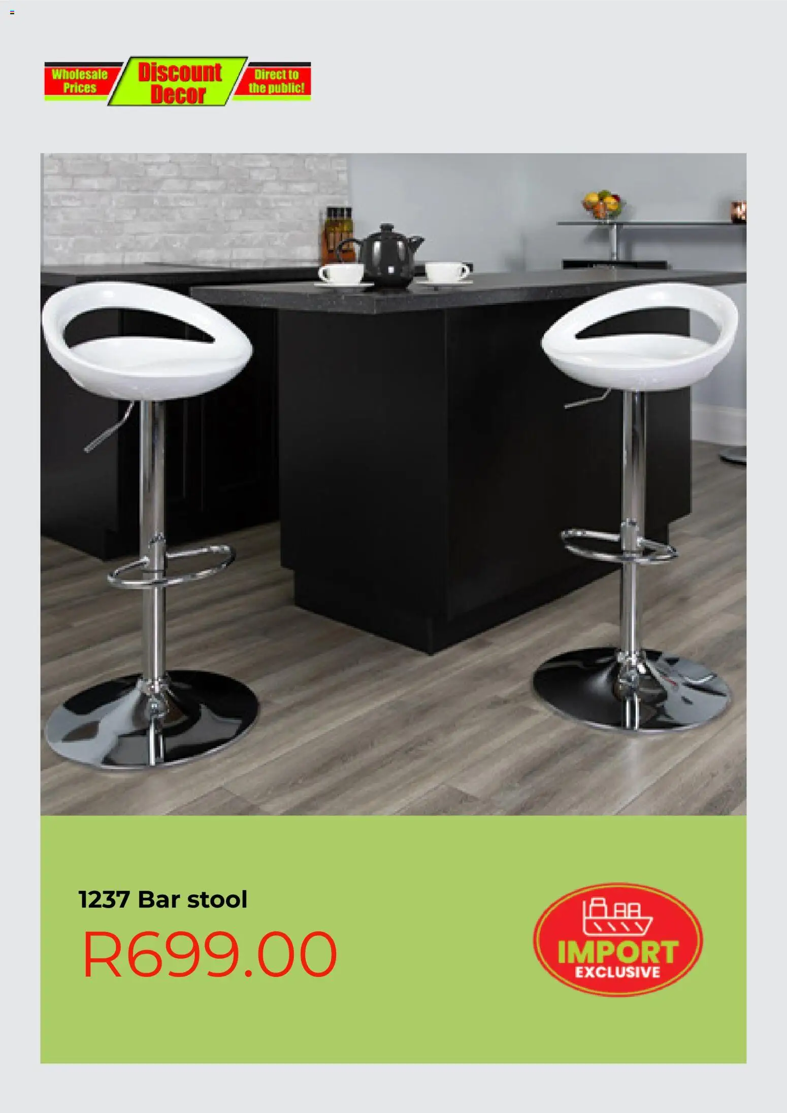 New Discount Decor catalogue – valid from 21.01.2026 | Page: 7 | Products: Stool, Bar stool