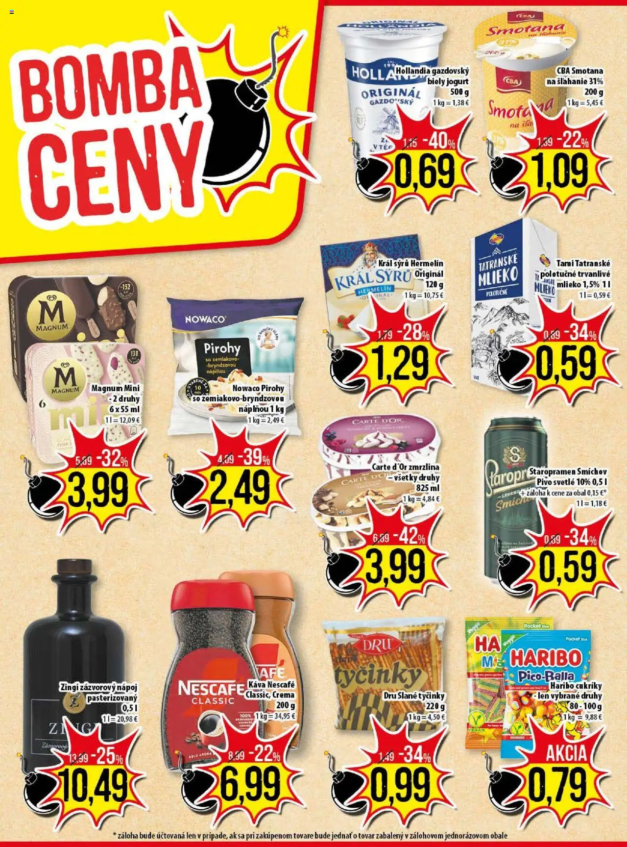 Nové Klas akcie – leták je platný od 16.09.2025 | Strana: 10 | Produkty: Mlieko, Jogurt, Biely jogurt, Cukríky