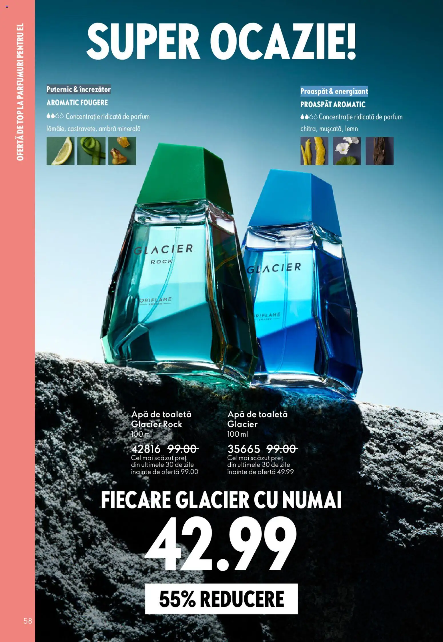 Noul catalog Oriflame – valabil de la 04.03.2026 | Pagină: 58 | Produse: Top, Parfum, Apă de toaletă, Apă