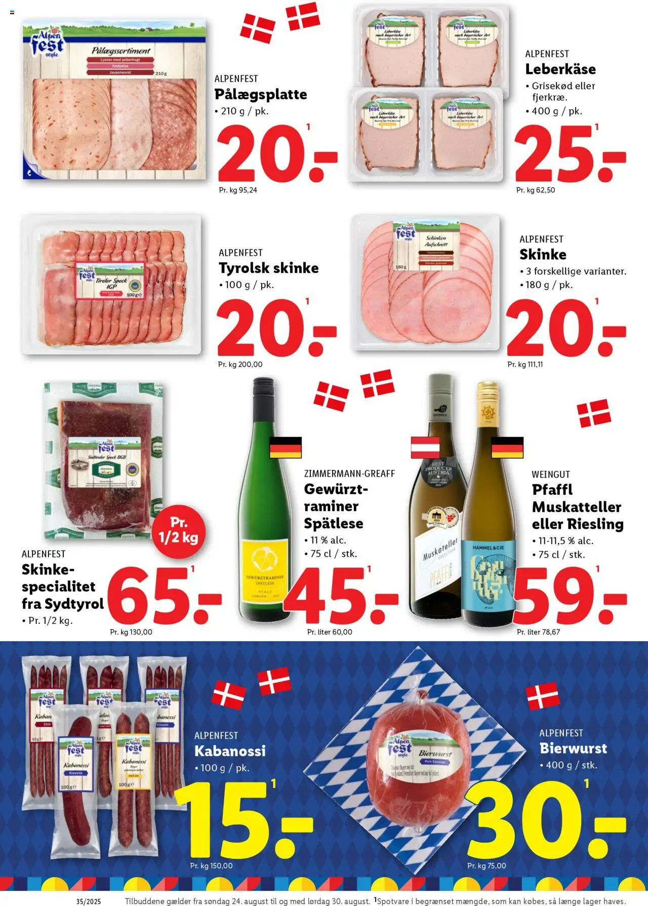 Lidl Tilbudsavis gyldig fra 24.08.2025 | Side: 12 | Produkter: Skinke, Søm, Peberfrugt