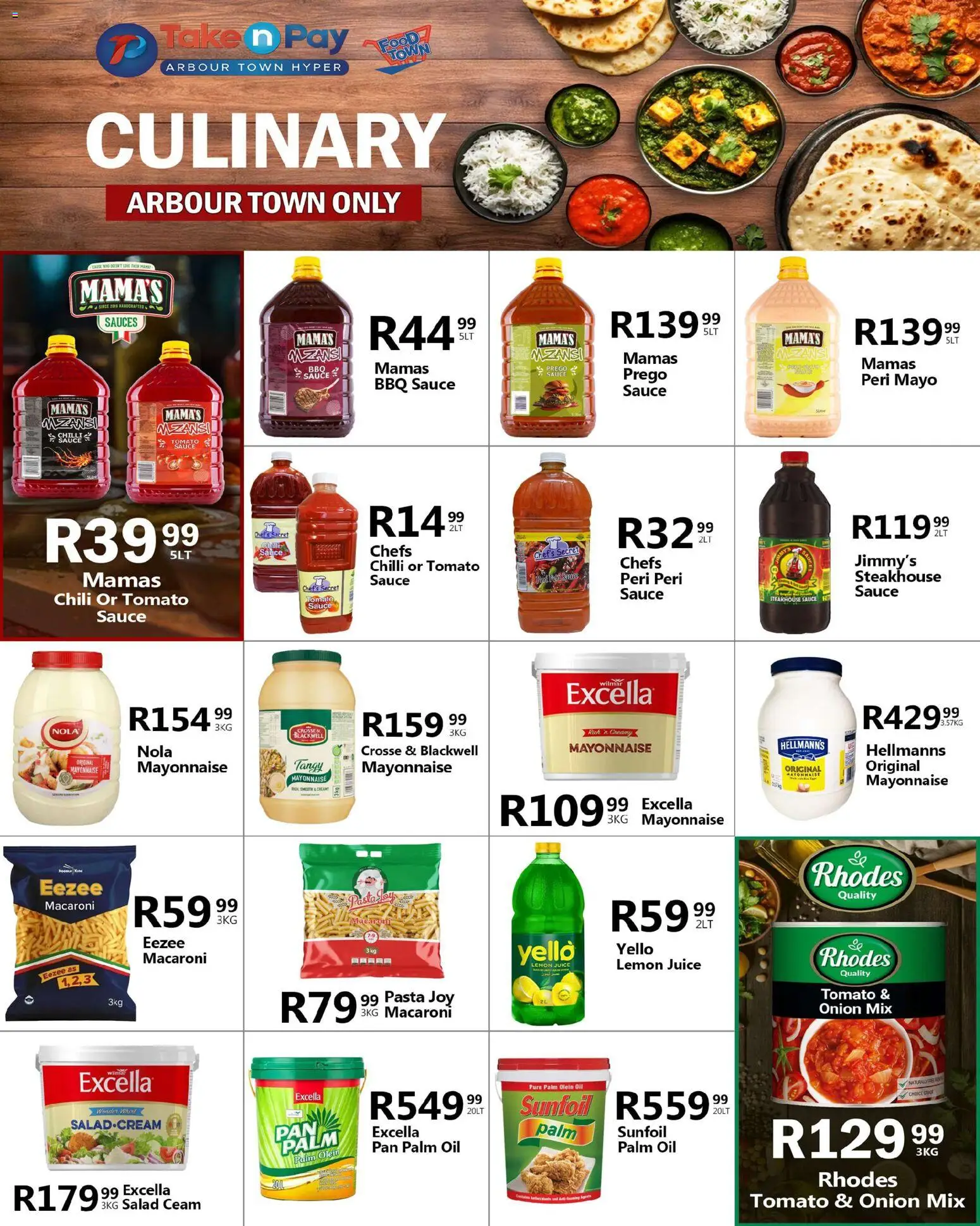 New Take n Pay catalogue – valid from 25.11.2025 | Page: 37 | Products: Sauces, Tomato sauce, Lemon, Chilli