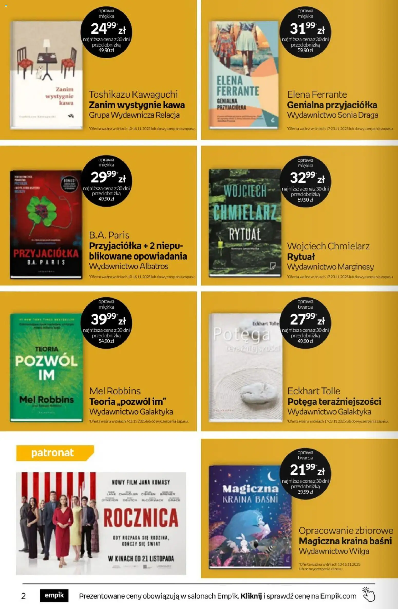 Empik promocje - Tom kultury Książki od 12.11.2025 | Strona: 2 | Produkty: Kawa