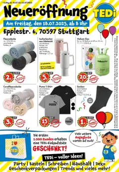 TEDi Neueröffnung in Stuttgart gültig ab dem 18.07.2025
