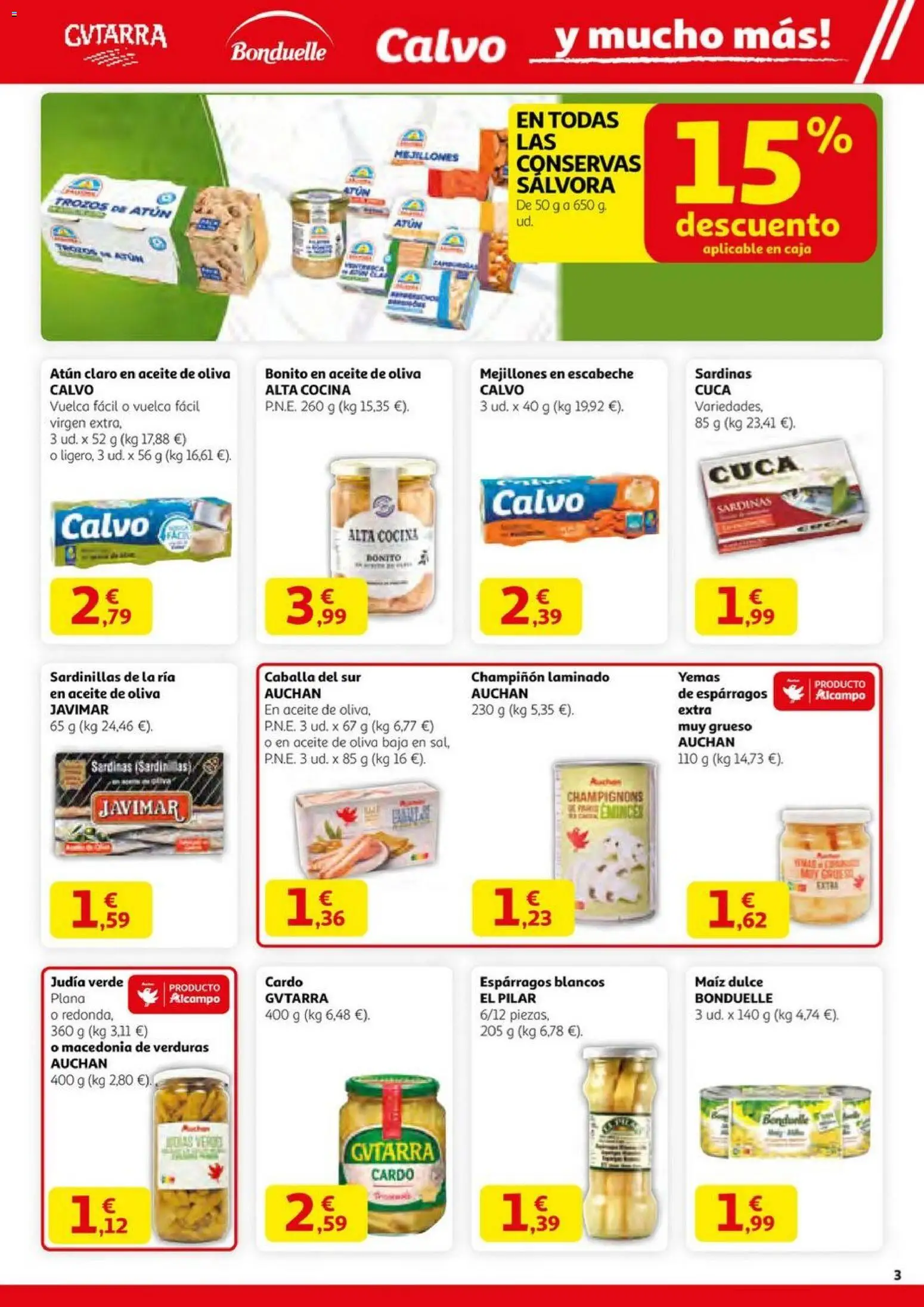 Alcampo -  HG catalan │ válido desde el 23.10.2025 | Página: 3 | Productos: Aceite, Νερό καρύδας, Cocina, Σταθμός εργασίας
