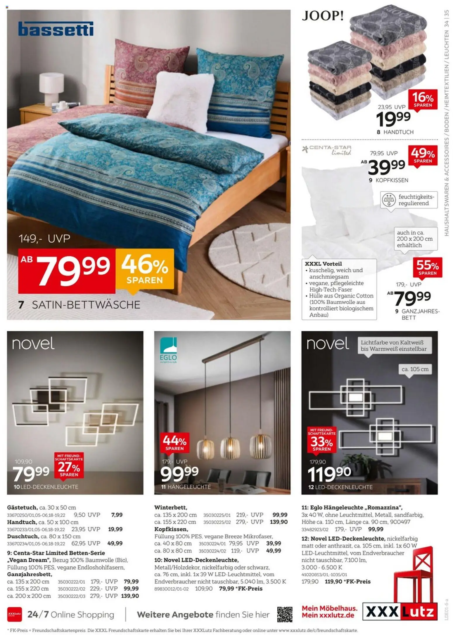 XXXL Lutz - Nr. 1 beim Preis – gültig ab 27.12.2025 | Seite: 43 | Produkte: Hülle, Kopfkissen