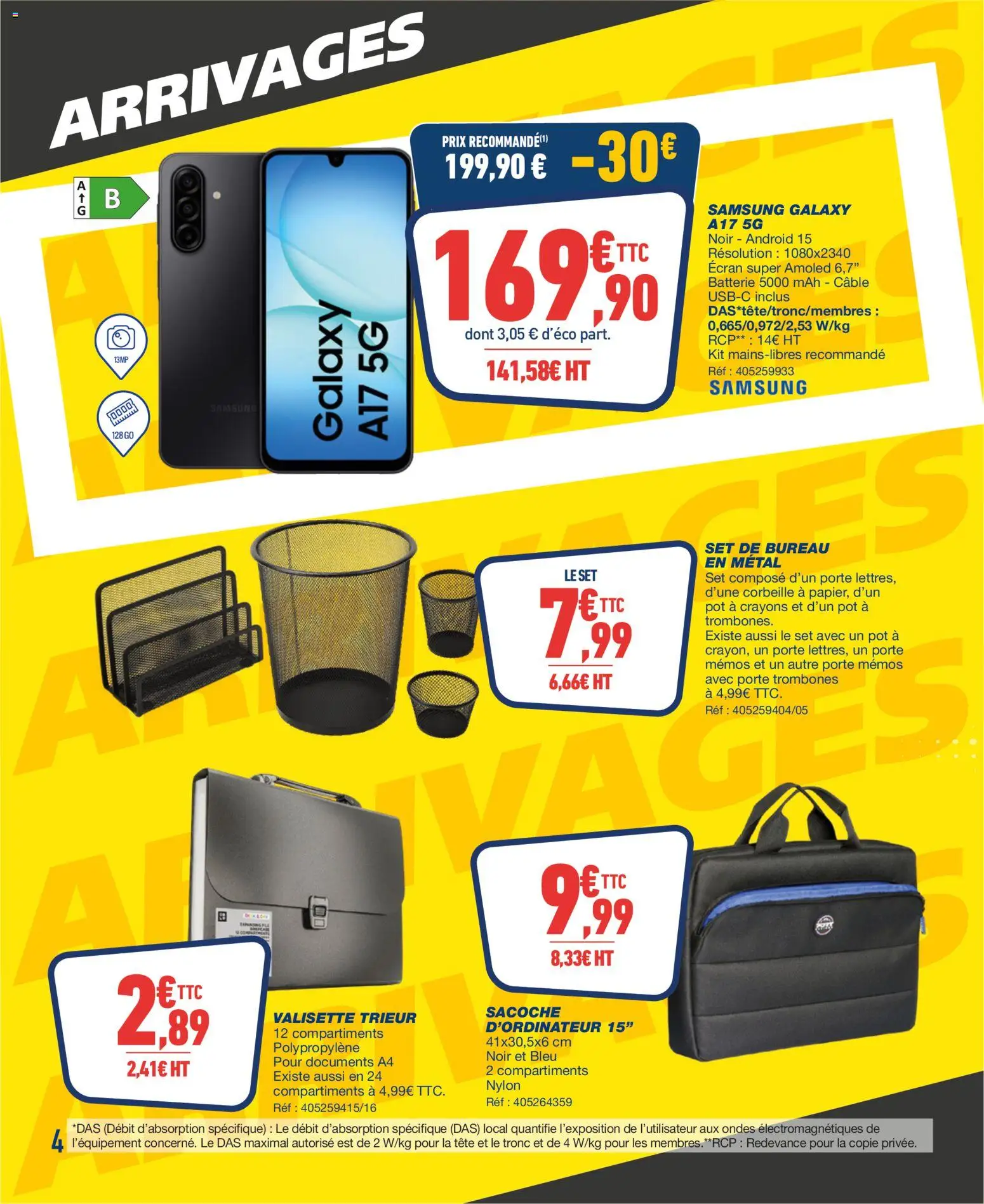 {H1} | Page: 4 | Produits: Câble, Bureau, Porte, Batterie