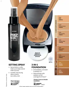Avon specials catalogue – valid from 31.01.2026 | Page: 53 | Products: Setting spray, Light, Concealer, Caramel