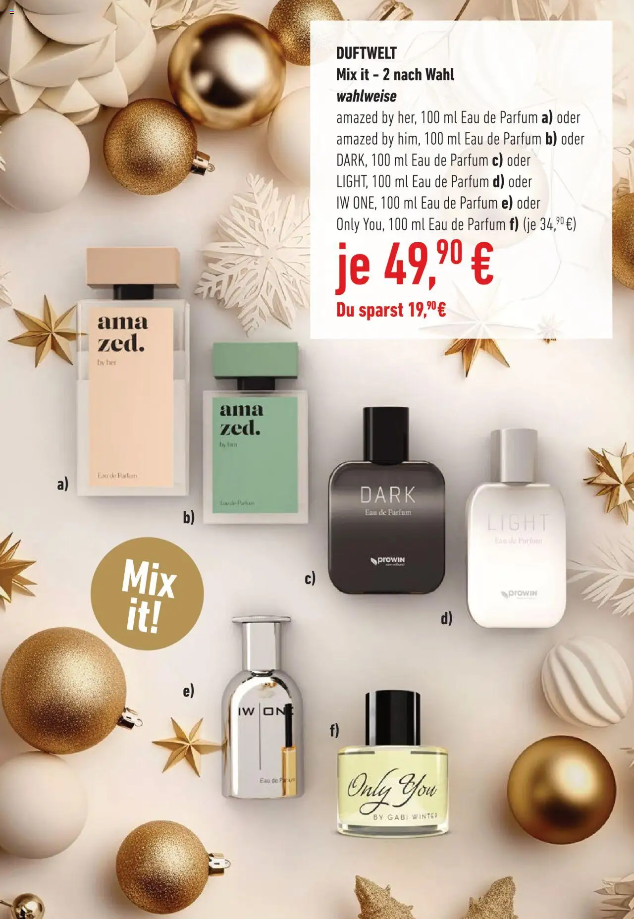 Angebote ProWIN Oktober/November 2025 – gültig ab 01.10.2025 | Seite: 7 | Produkte: Parfüm, Eau de Parfum
