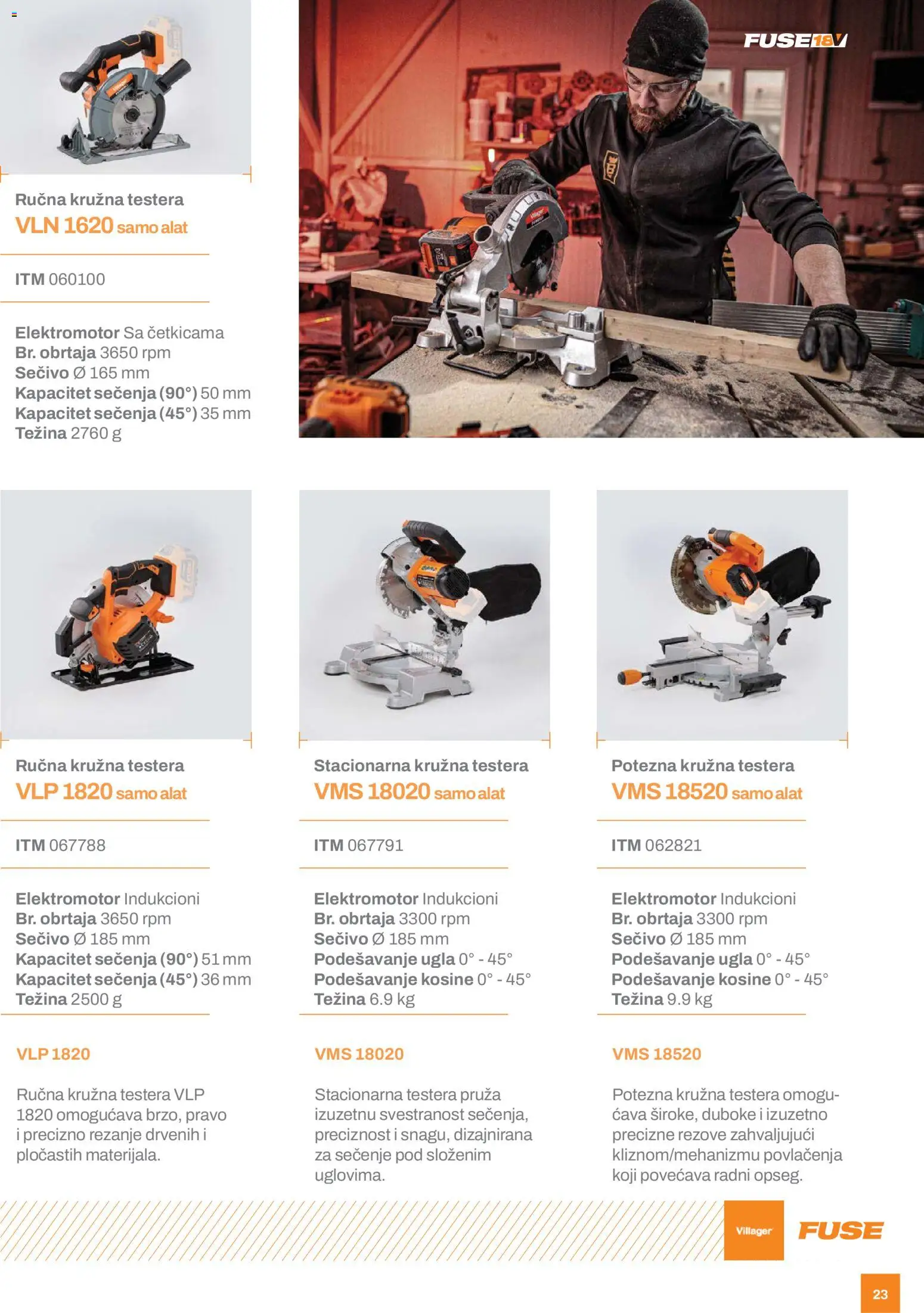 Villager katalog - važi od 24.02.2026 | Strana: 23 | Proizvode: Kružna testera