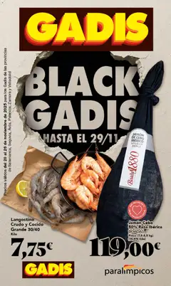 Vista previa Gadis - Black Friday válido desde el 20.11.2025
