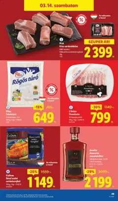 Culinea Bécsi szelet sertéskarajból, 750 g - amely érvényes a következő dátumtól: 12.03.2026 | Oldal: 49