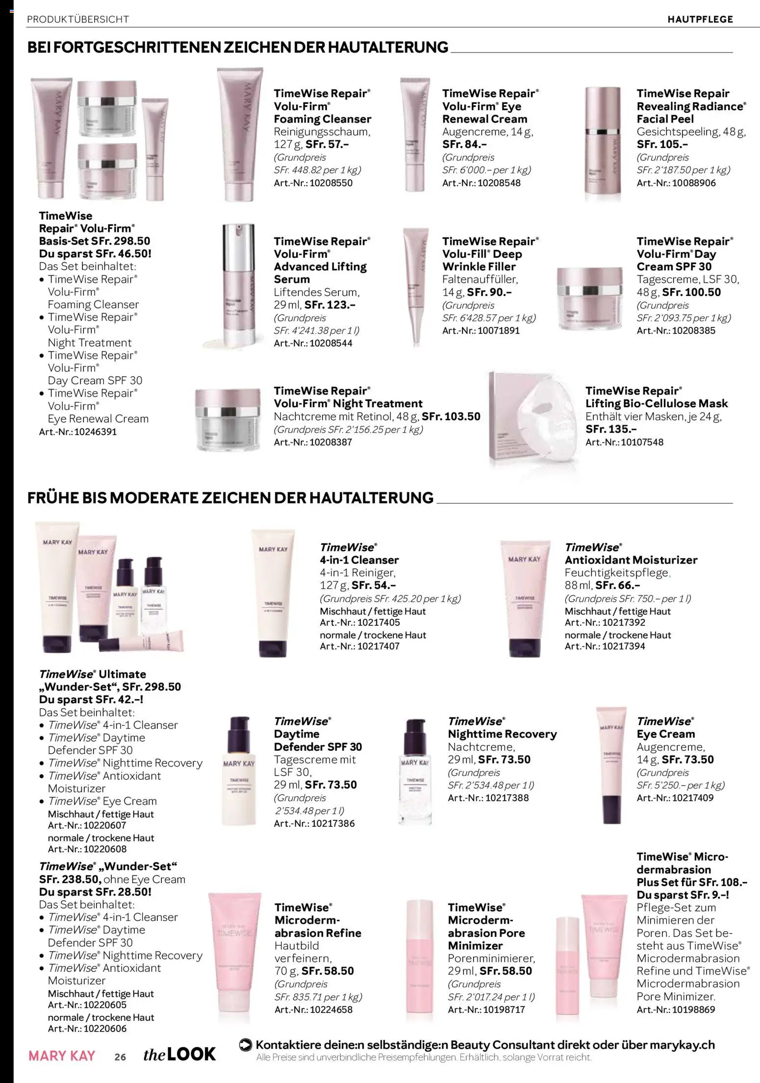 Mary Kay Aktionen – gültig ab 16.01.2026 | Seite: 26 | Produkte: Serum, Tagescreme, Nachtcreme