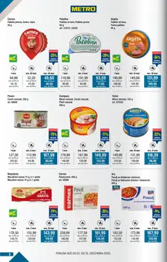 Metro kupi više plati manje - pregled Metro kataloga - važi od 01.12.2025 | Strana: 8 | Proizvode: Pasulj, Narezak, Mesni narezak, Pašteta