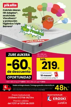 Vista previa Eroski - Top Prezioa válido desde el 17.07.2025