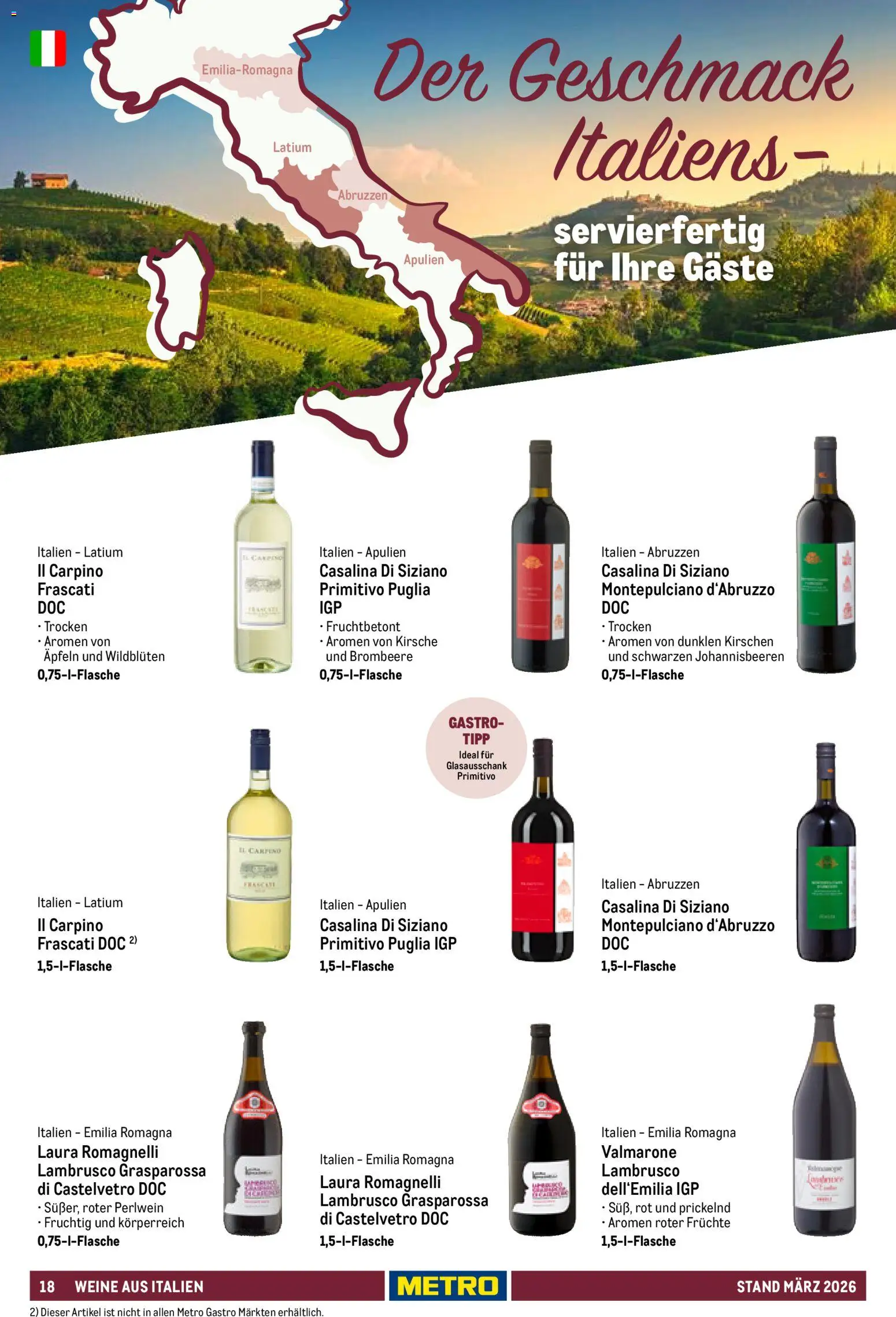 Metro Hauswein-Katalog – gültig ab 03.03.2026 | Seite: 18 | Produkte: Kirschen