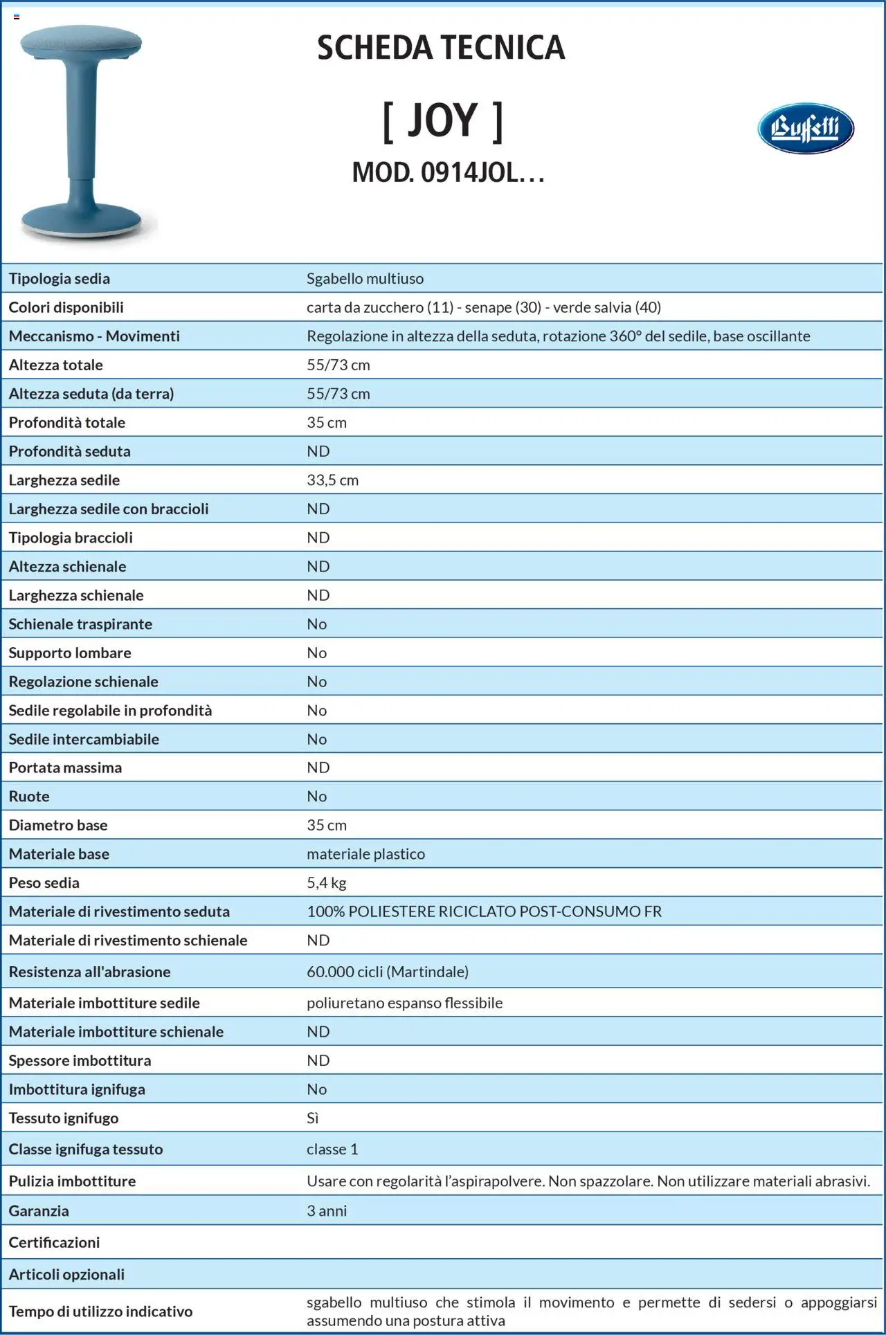 Volantino Buffetti del 28.06.2025 | Pagina: 194 | Prodotti: Braccioli, Zucchero, Sgabello, Sedia
