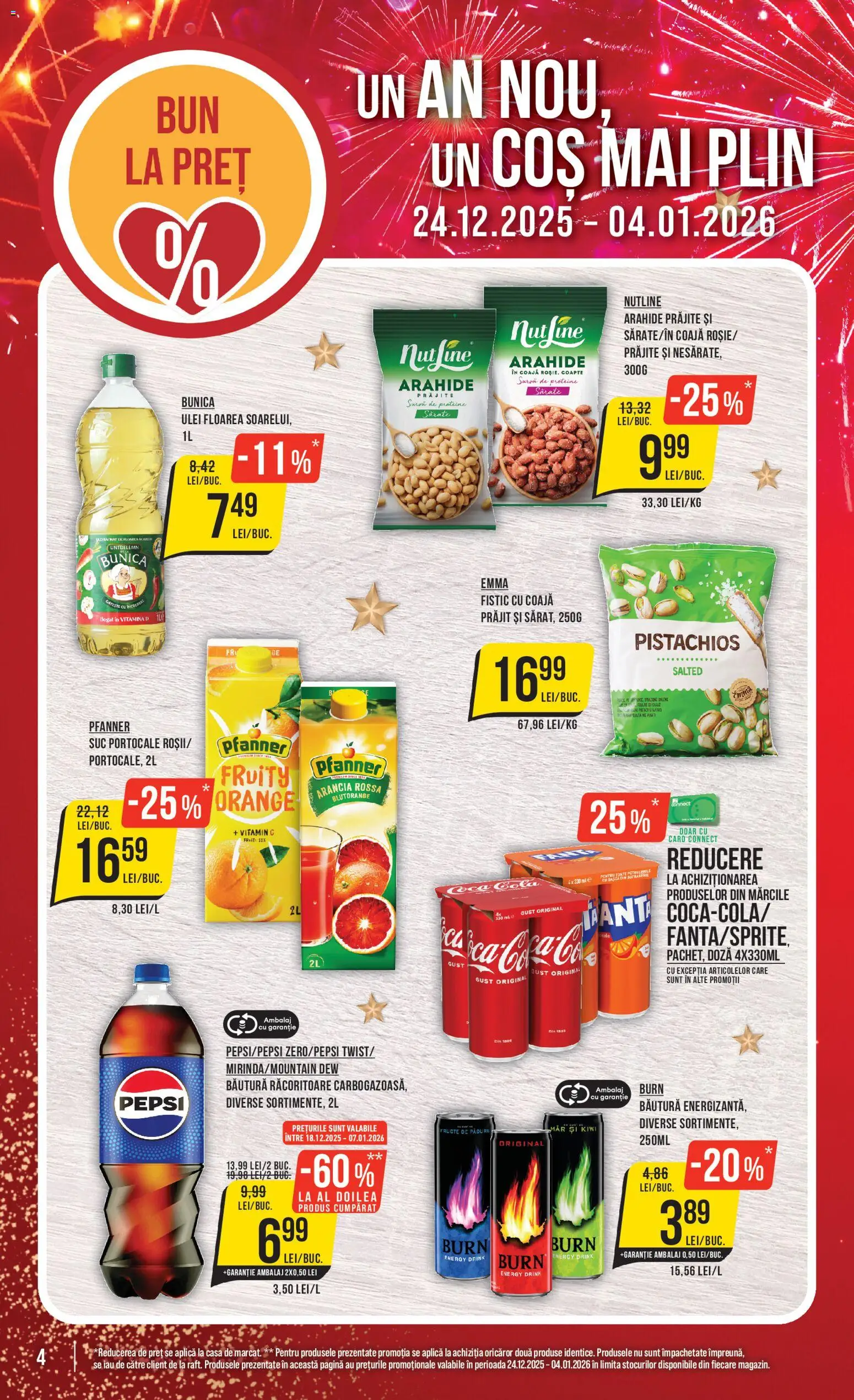Noul catalog Mega Image – valabil de la 29.12.2025 | Pagină: 4 | Produse: Ulei, Suc, Fistic, Kiwi