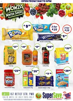 Super Save Specials │ valid from 25.07.2025 | Page: 19 | Products: Oats, Rice, Noodles, Sour cream