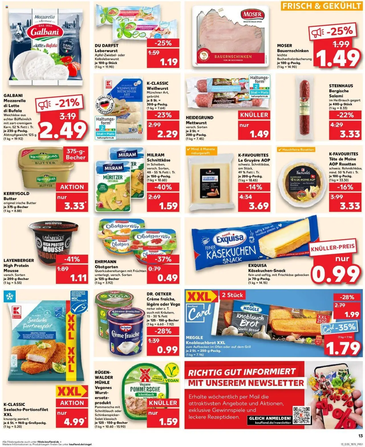 Kaufland prospekt Dreieich	 – gültig ab 28.08.2025 | Seite: 13 | Produkte: Ofen, Butter, Creme, Knoblauch