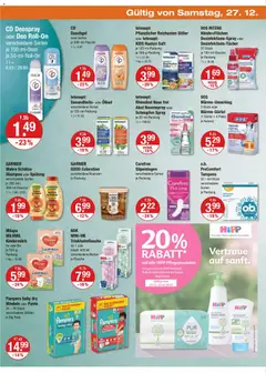 V-Markt - Hallertau / Oberpfalz ab 27.12.2025 gültig | Seite: 10 | Produkte: Öl, Pampers, Wasser, Saft