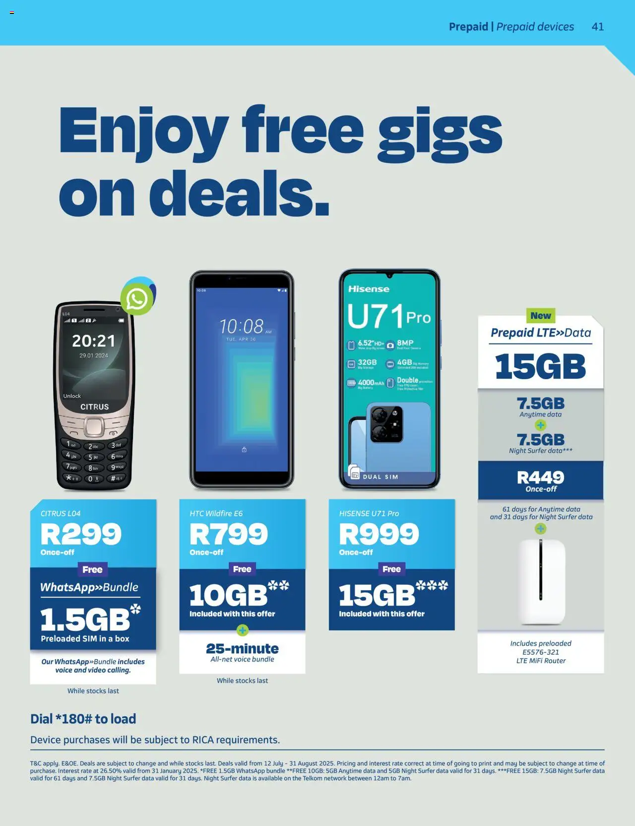 Telkom Deals │ valid from 12.07.2025 | Page: 39 | Products: Data, Sim, Router, Box