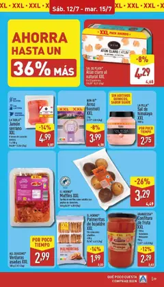 Aldi folleto Canarias │ válido desde el 07.07.2025 | Página: 29 | Productos: El horno, Jamón, Horno, Φρυγανιές σικάλεως