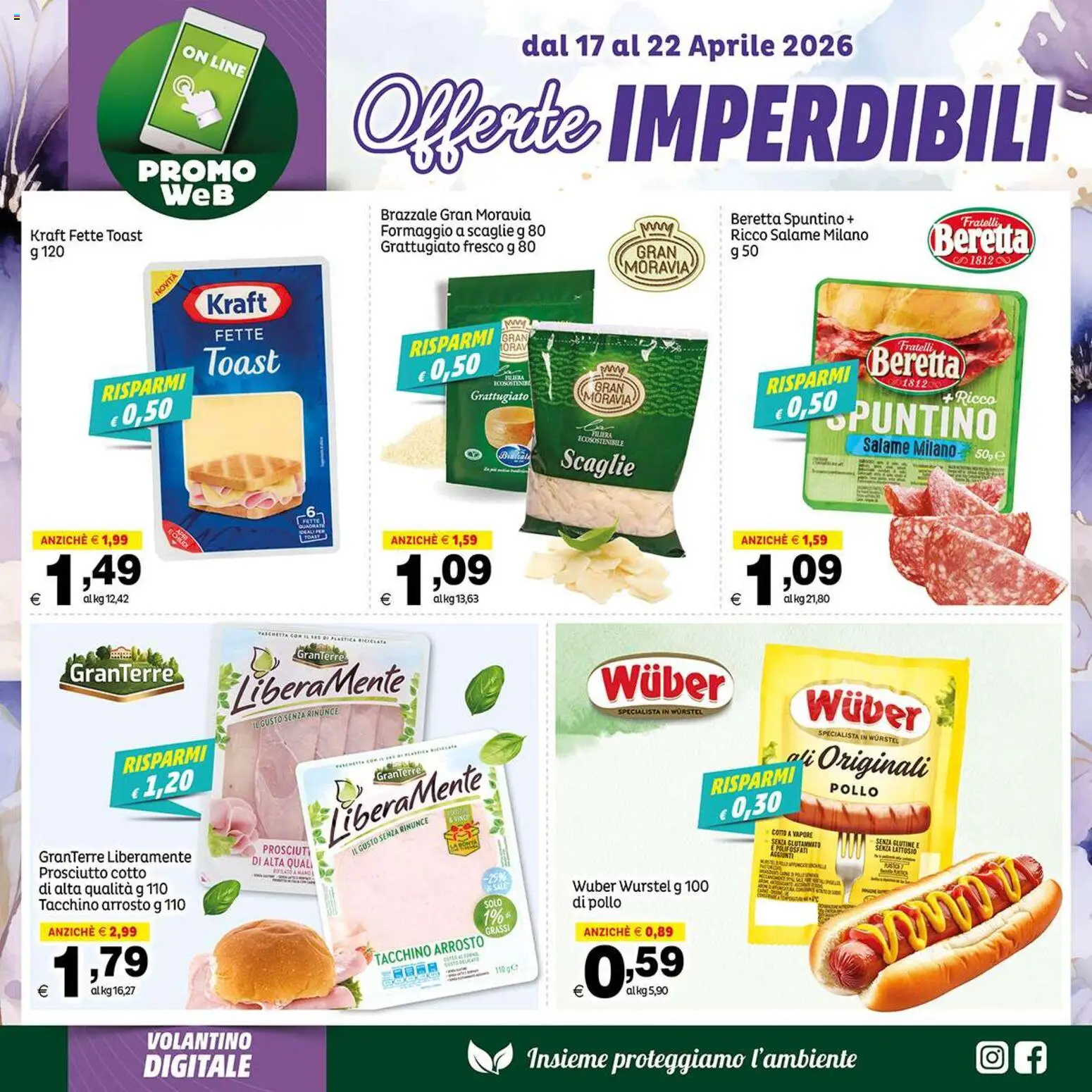 Volantino Elite Supermercati del 17.04.2026 | Pagina: 3 | Prodotti: Cd, Pollo, Formaggio, Prosciutto