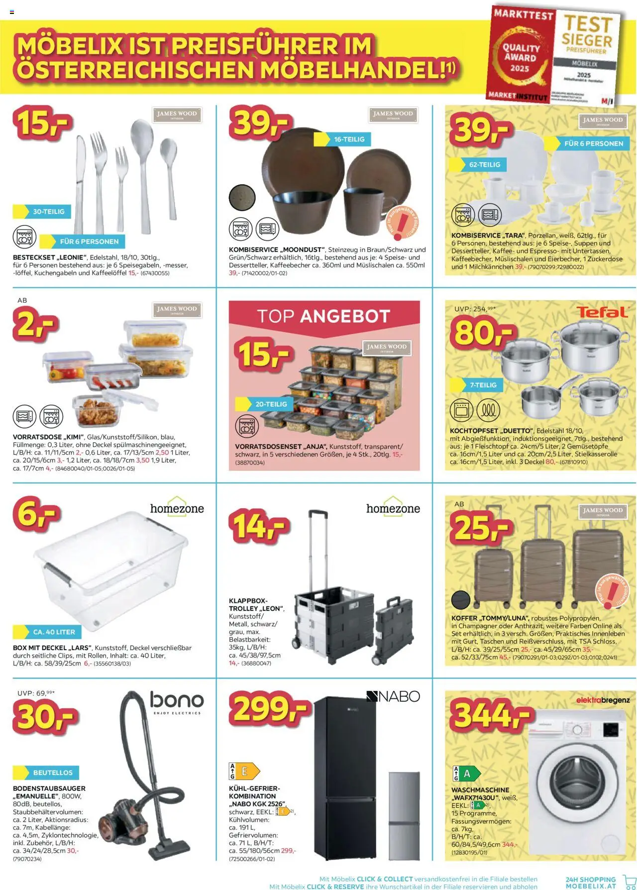 Möbelix Angebote gültig ab 12.08.2025 | Seite: 11 | Produkte: Koffer, Waschmaschine, Box, Kaffee