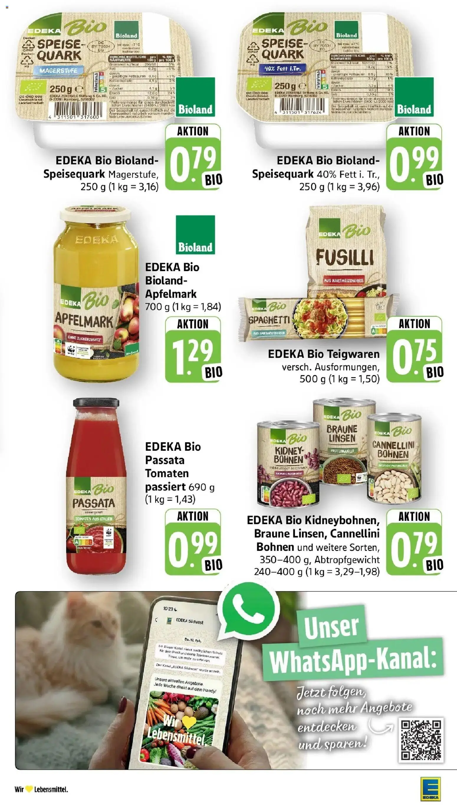 Edeka prospekt Bitburg	 – gültig ab 05.04.2026 | Seite: 17 | Produkte: Tomaten, Zucker, Pasta, Speisequark